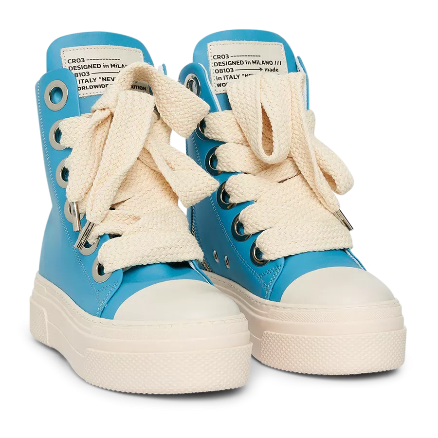 Calipso 300 Blue Napoli Leather Sneakers